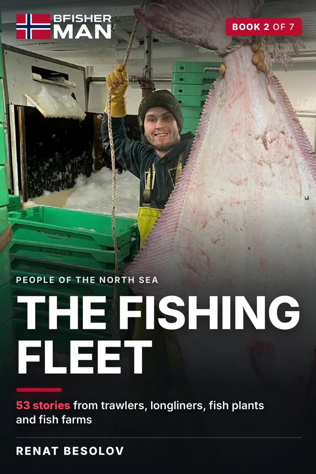 Корица на книгата „The Fishing Fleet“ — книга 2 от 7 от поредицата People of the North Sea, автор Ренат Бесолов