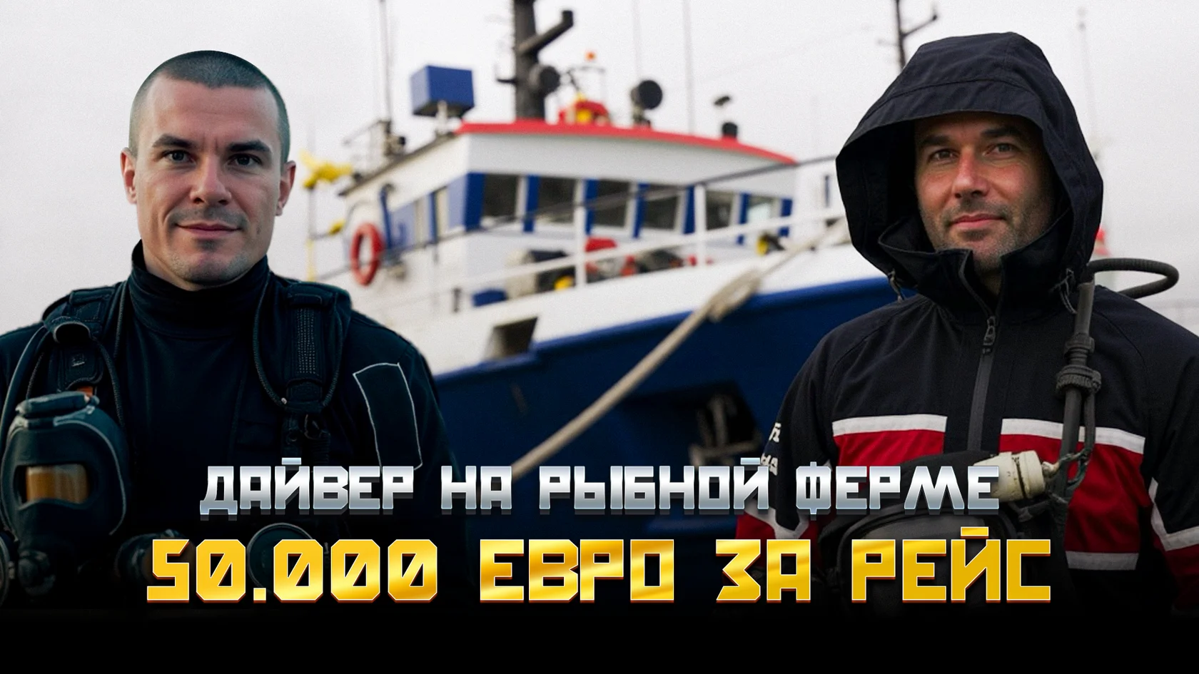 Работа дайвера на рыбной ферме в Норвегии за 50,000€ в год. BFISHERMAN, Ренат Бесолов